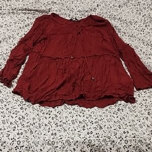 Vero Moda Burgundy Women's Blouse